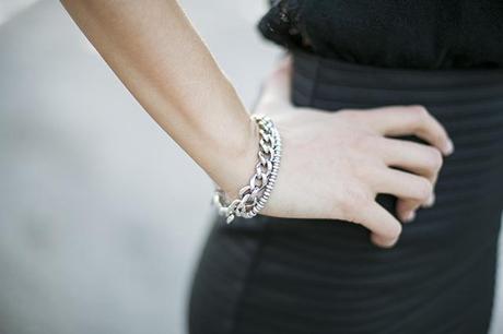 OUTFITS, slimane, mango touch, suiteblanco, black outfit, total black, bohochic, hats, sombreros ala, long coat, sales, zara, lace, emporio armani, cristina blanco, guia de estilo, spanish fashion blog, ootd, guiadeestilo