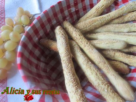 BARRITAS DE PAN TIPO GRISSINI