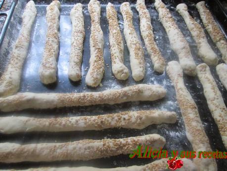 BARRITAS DE PAN TIPO GRISSINI