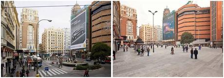 Regeneración Urbana. El Proyecto de Callao VS Puerta del Sol. Madrid