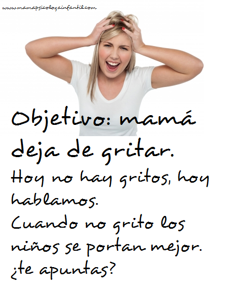 Mamá deja de gritar.