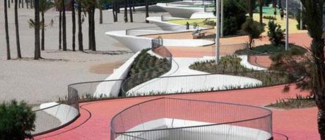 Paseo Marítimo de la Playa de Poniente, en Benidorm, de Carlos Ferrater