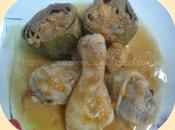 Jamoncitos pollo alcachofas