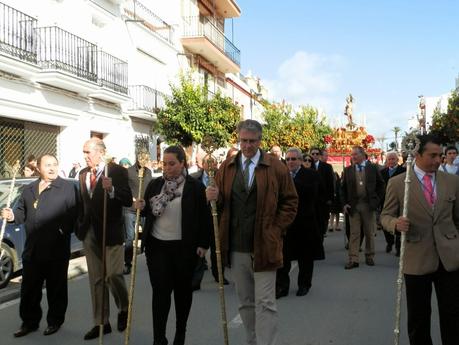 Nuestra Hermandad en la procesión de San Sebastián, Patrón de Cantillana
