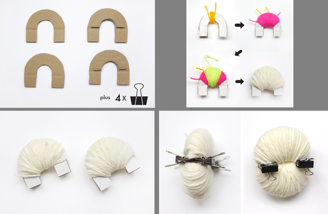 DIY....TUTORIAL PARA POMPONES CON FORMA DE LEON