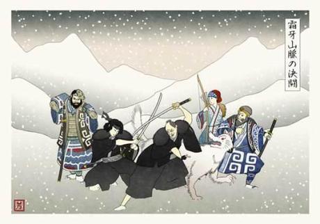 Game Of Thrones Japanese Feudal Style-Jon Snow