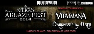 Vita Imana y Darkness by Oath, primeros confirmados del Bilbao Ablaze Fest