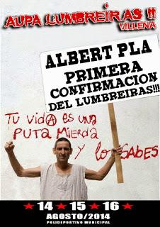 Primeros confirmados para el Aúpa Lumbreiras 2014