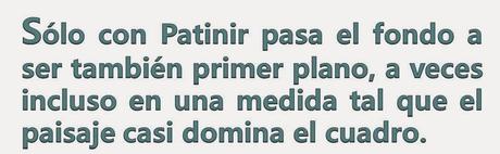 PEQUEÑAS GRANDES OBRAS. PATINIR, EL PRIMER PAISAJISTA