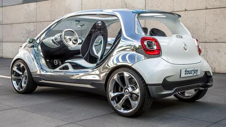 Presentando el primer auto eléctrico sin puertas: El SMART-FOURJOY 2014 !! Vídeo.