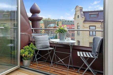 interiores de áticos y lofts estilo nórdico escandinavo estilo nórdico espacios diáfanos decoración decoración en blanco decoración de áticos cocinas diáfanas cocinas abiertas blancas modernas blog decoración interiores nórdico 