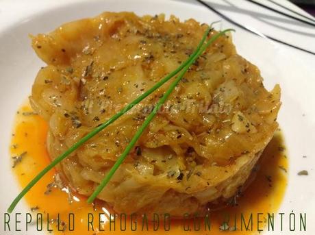 Repollo Rehogado con Pimentón de la Vera