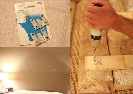 Cabecero con tablones de madera1