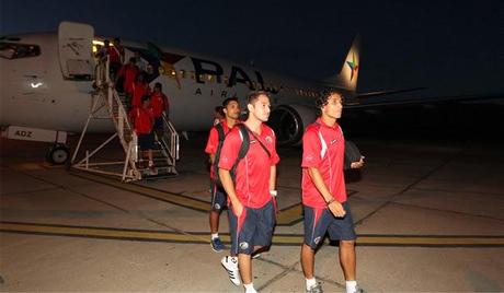 SELECCIÓN CHILENA YA SE ENCUENTRA EN COQUIMBO PARA ENFRENTAR A COSTA RICA