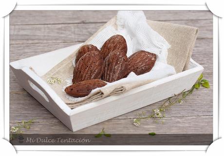 Madeleines de Chocolate y Arándanos