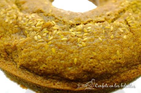 Pastel de espelta y lino