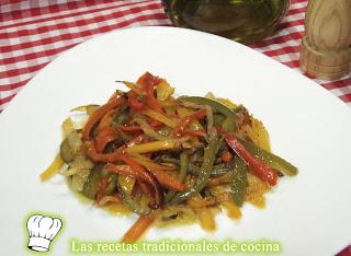 Receta de piperrada