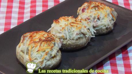 Champiñones rellenos