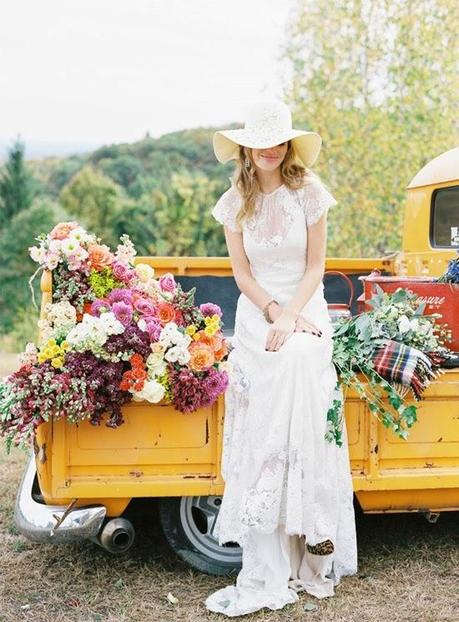 20 fotografías de inspiración para una boda bohemia