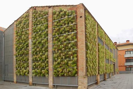 Jardín vertical en Barcelona