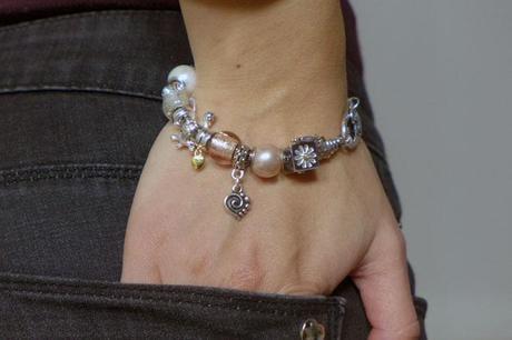 Pulsera para San Valentín estilo pandora