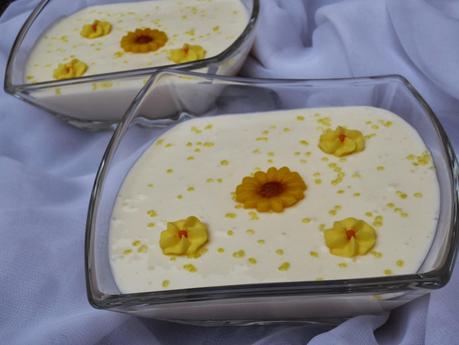 Mousse de limón y yogurt