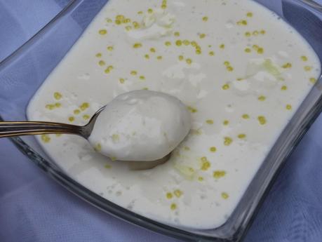 Mousse de limón y yogurt