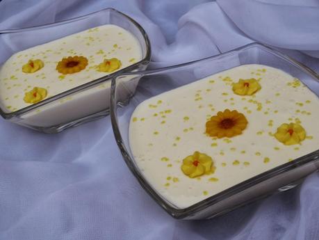 Mousse de limón y yogurt