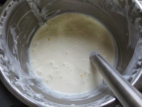 Mousse de limón y yogurt