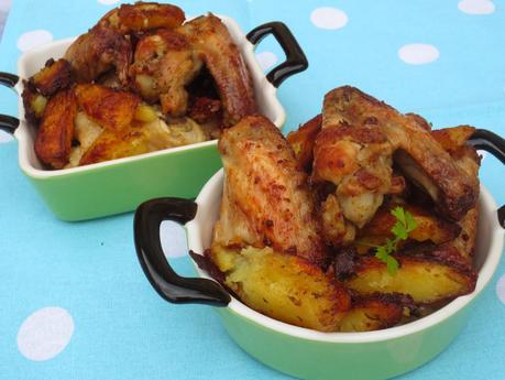 Alitas de pollo asadas olla GM