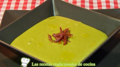 Receta crema de guisantes