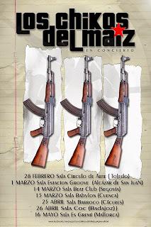 Gira por salas de Los Chikos del Maíz