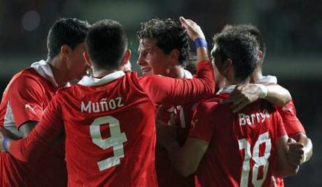 SELECCIÓN CHILENA GOLEÓ A COSTA RICA 4 - 0 EN PRIMER PARTIDO DE CARA AL MUNDIAL DE BRASIL