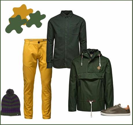 Men: Looks with color pants (Jack&Jones)