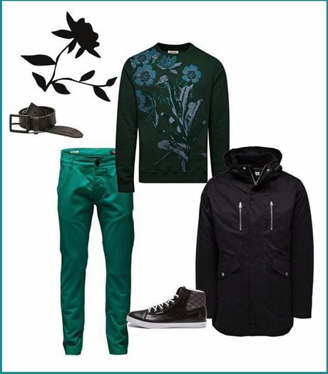 Men: Looks with color pants (Jack&Jones)