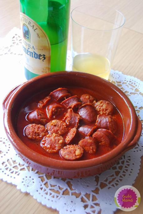 Chorizos a la sidra Chorizos a la sidra