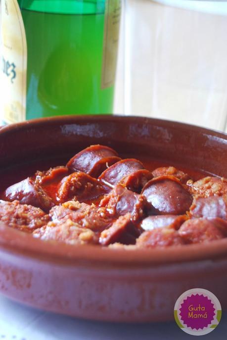 Chorizos a la sidra Chorizos a la sidra