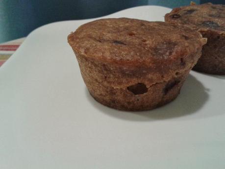 muffins de cereza y granada