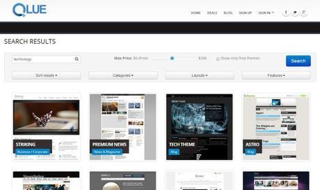 Si necesitan un theme para WordPress, este buscador los ayudará en esa tarea qlue-search-results