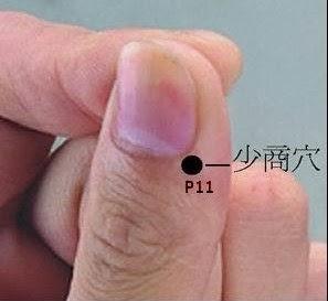 Punto P11, Shaoshang 少商