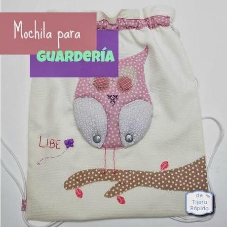 Mochila para guarderia personalizada