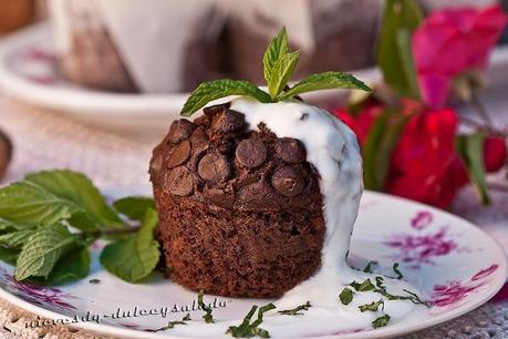 MUFFINS DE CALABAZA, PERA Y CHOCOLATE