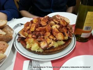 Pulpo con cachelos O Retorno