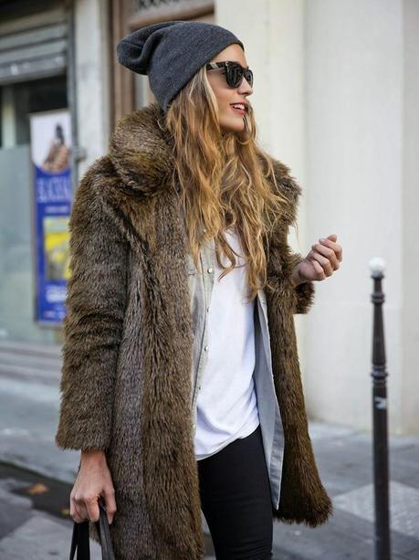 fur coat abrigo de piel