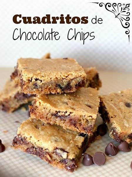 Cuadritos de Chocolate Chips