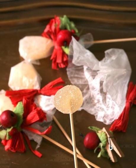 Paletas de jengibre y de guayaba