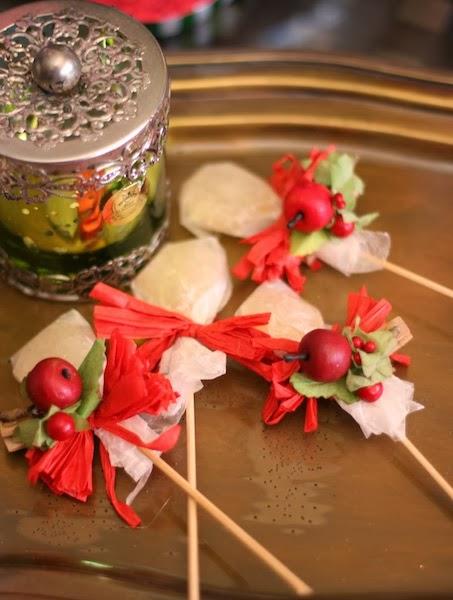 Paletas de jengibre y de guayaba