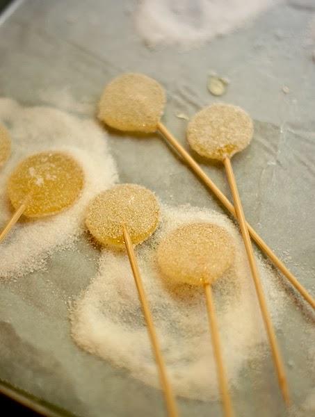 Paletas de jengibre y de guayaba