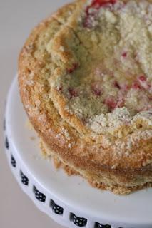 Coffe cake de fresas y cheesecake