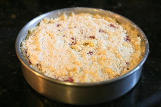 Coffe cake de fresas y cheesecake